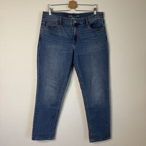 Old Navy Sz 12 Mid-Rise Wow Boyfriend Jeans Relaxed Casual Boho Capsule Classic